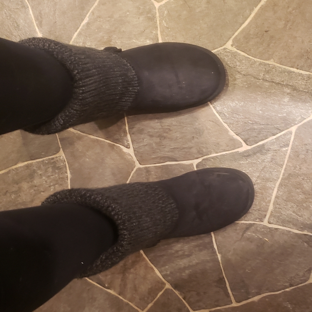 Black boots